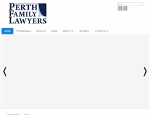 Tablet Screenshot of perthfamilylawyers.com